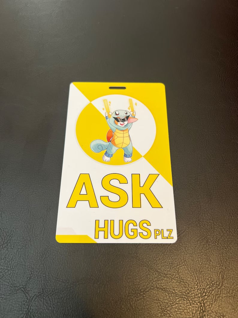 ASK HUGS BADGES