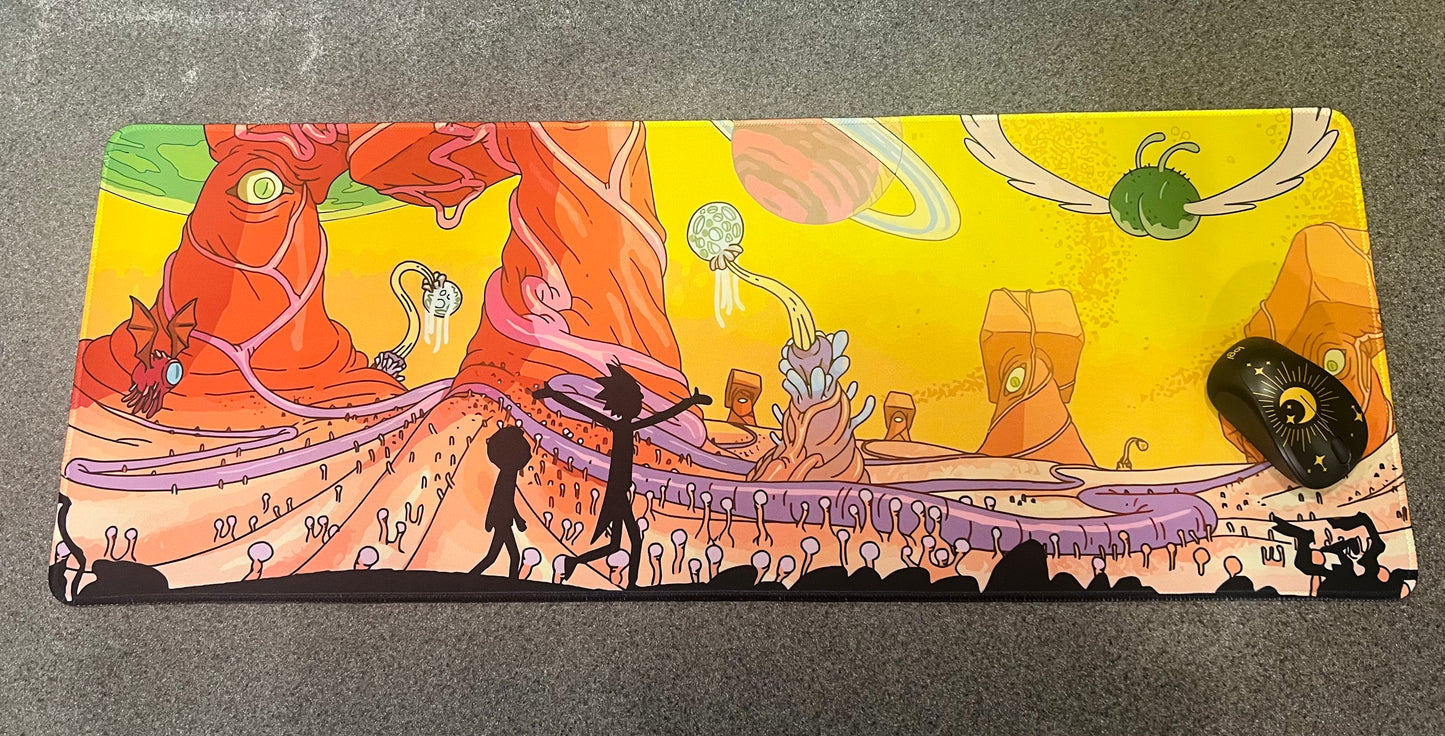 XL Rick n’ Morty Mousepad