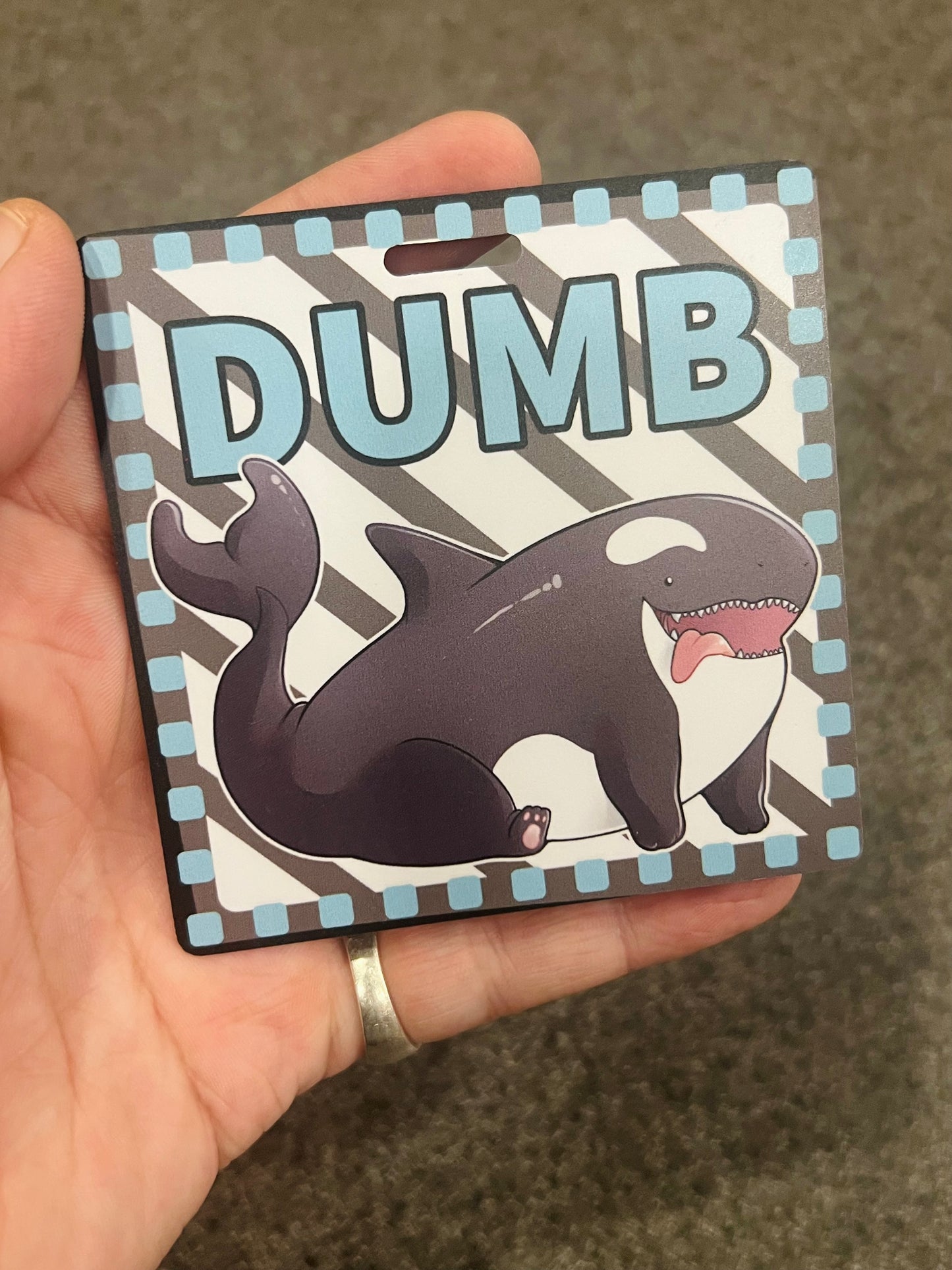 DUMB ConBadge