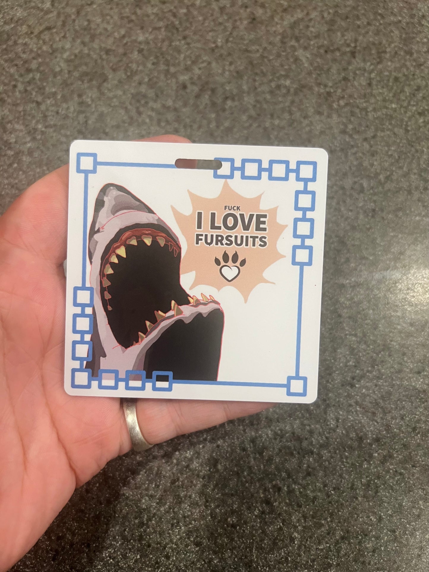 I LOVE FURSUITS ConBadge