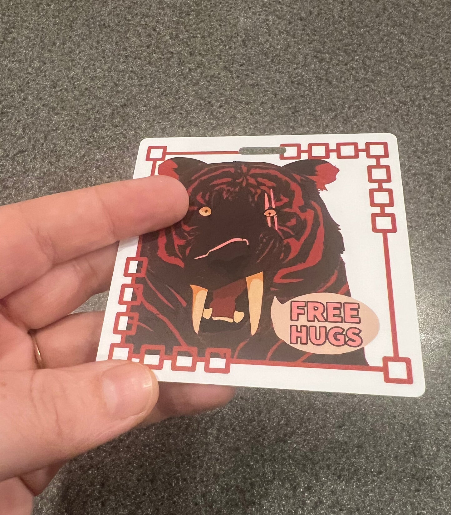 FREE HUGS ConBadge