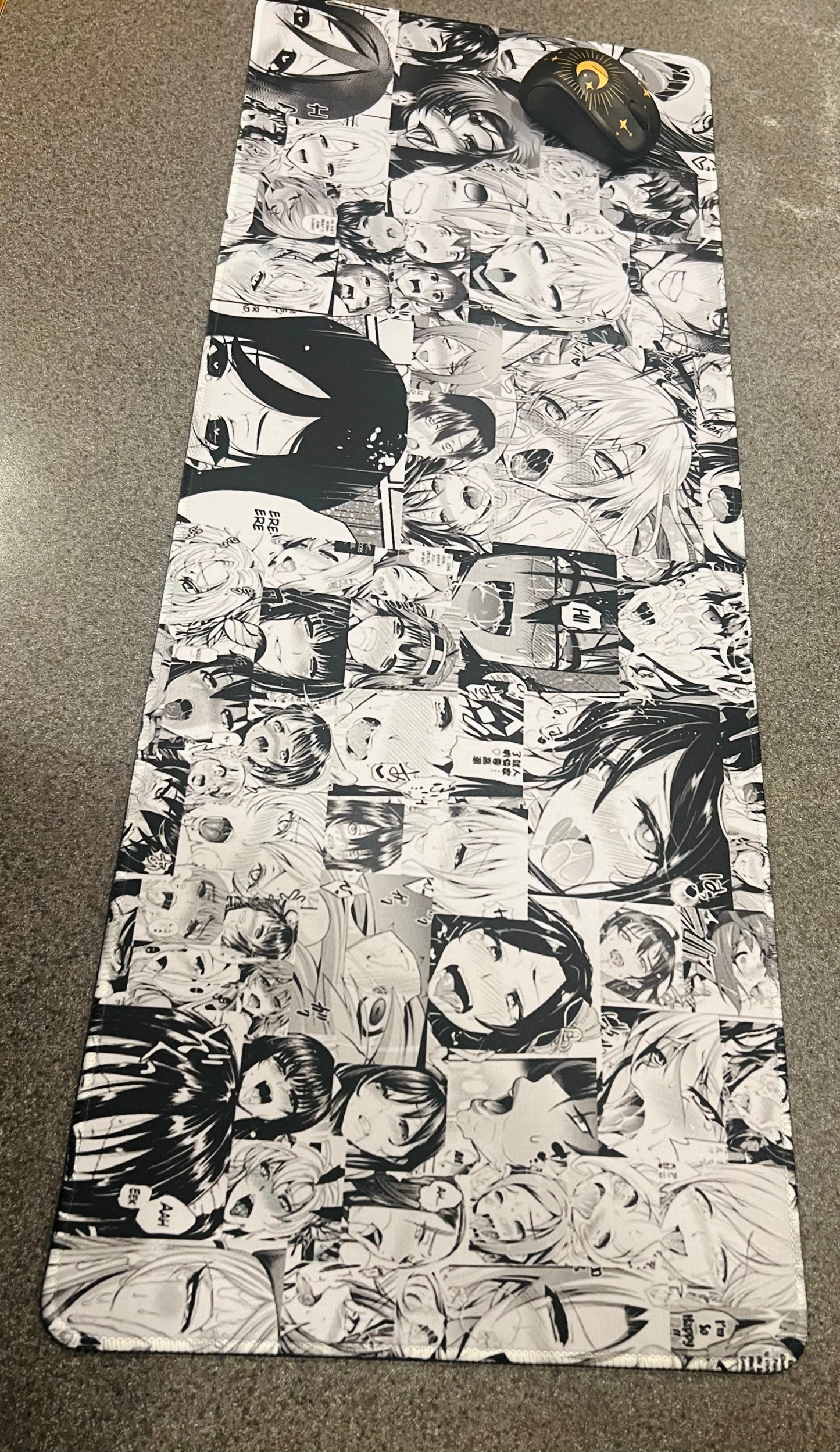 XL Sneezing Anime Faces Mousepad