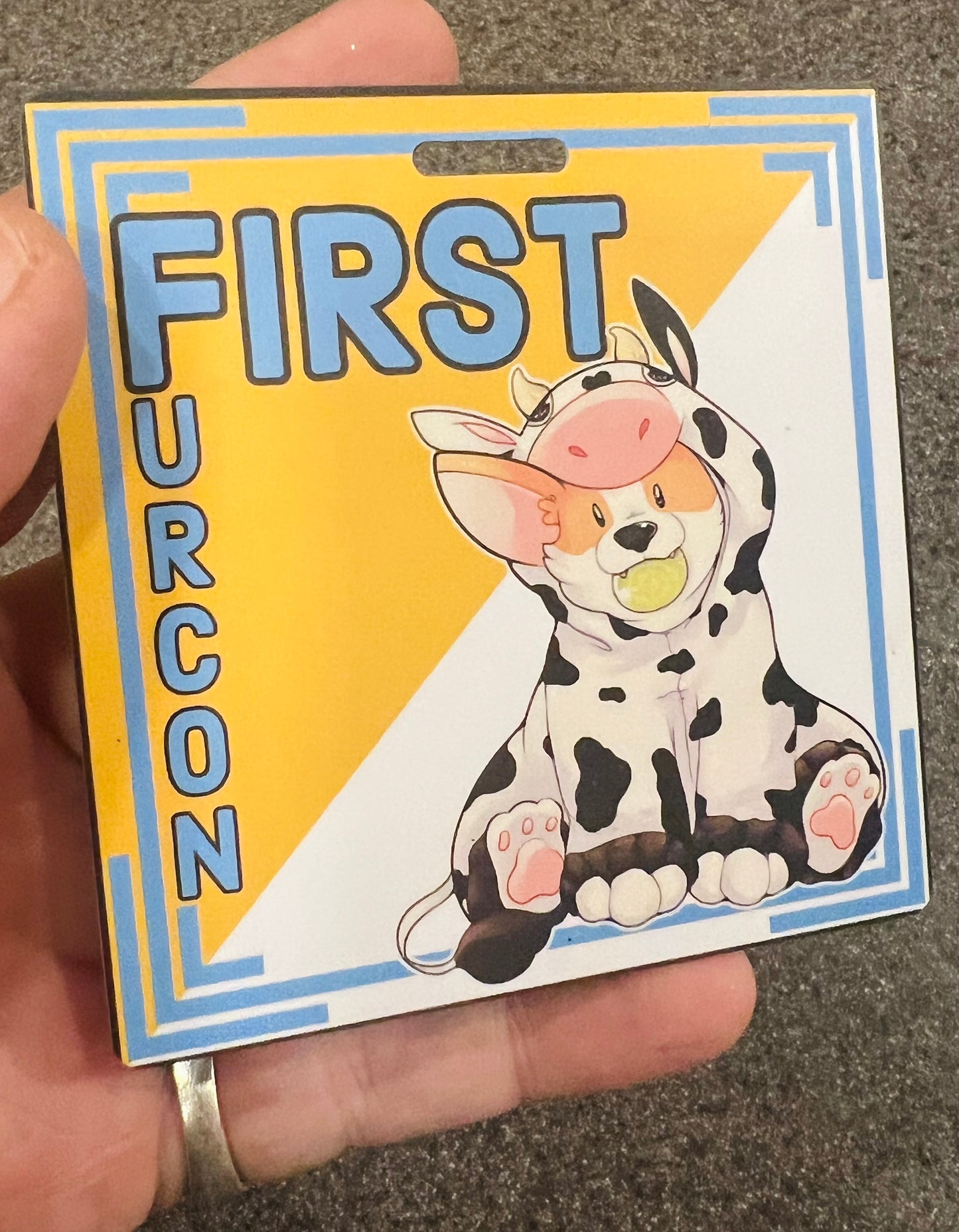 FIRST FURCON ConBadge