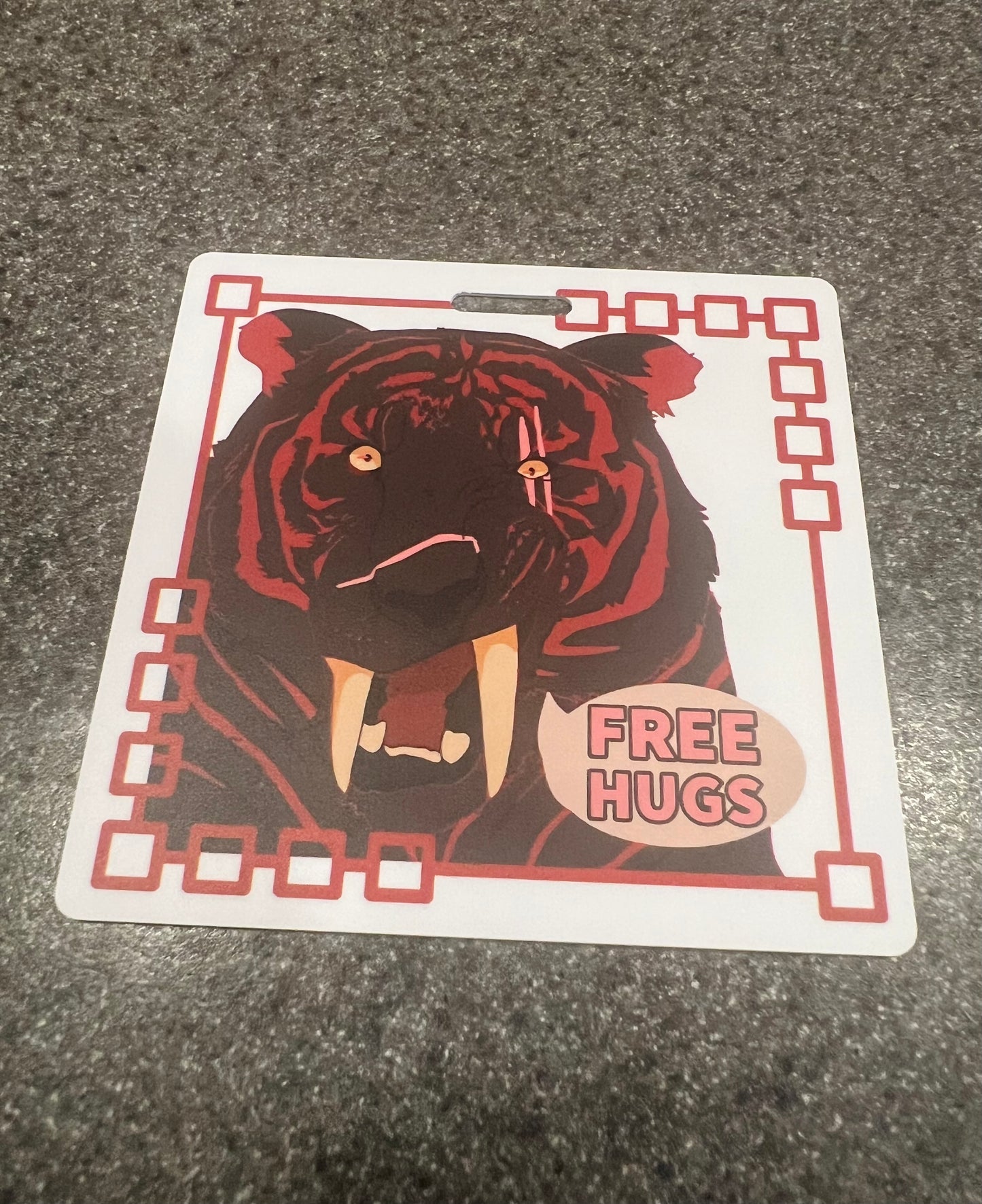 FREE HUGS ConBadge