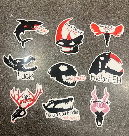 Many Fucking Sticker