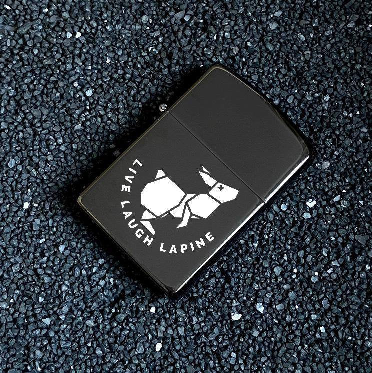 LIVE LAUGH LAPINE Metal Lighter