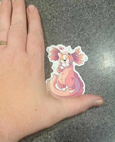 Pinky Axo Sticker