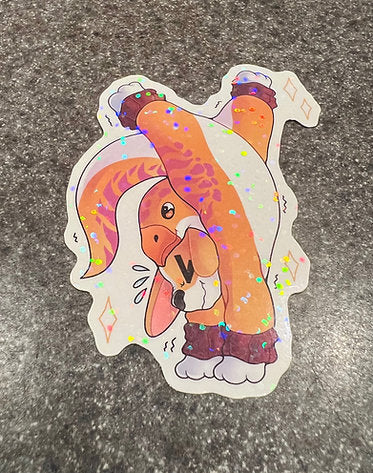 Lesbian Iguanadon Sticker