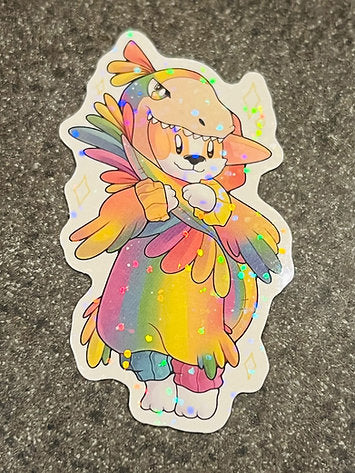 Gay UtahRaptor Sticker