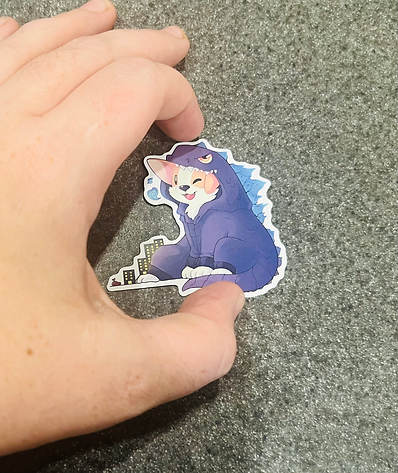 Mini corgi kigu Sticker