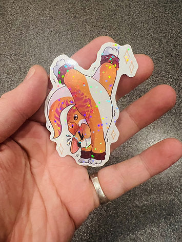 Lesbian Iguanadon Sticker