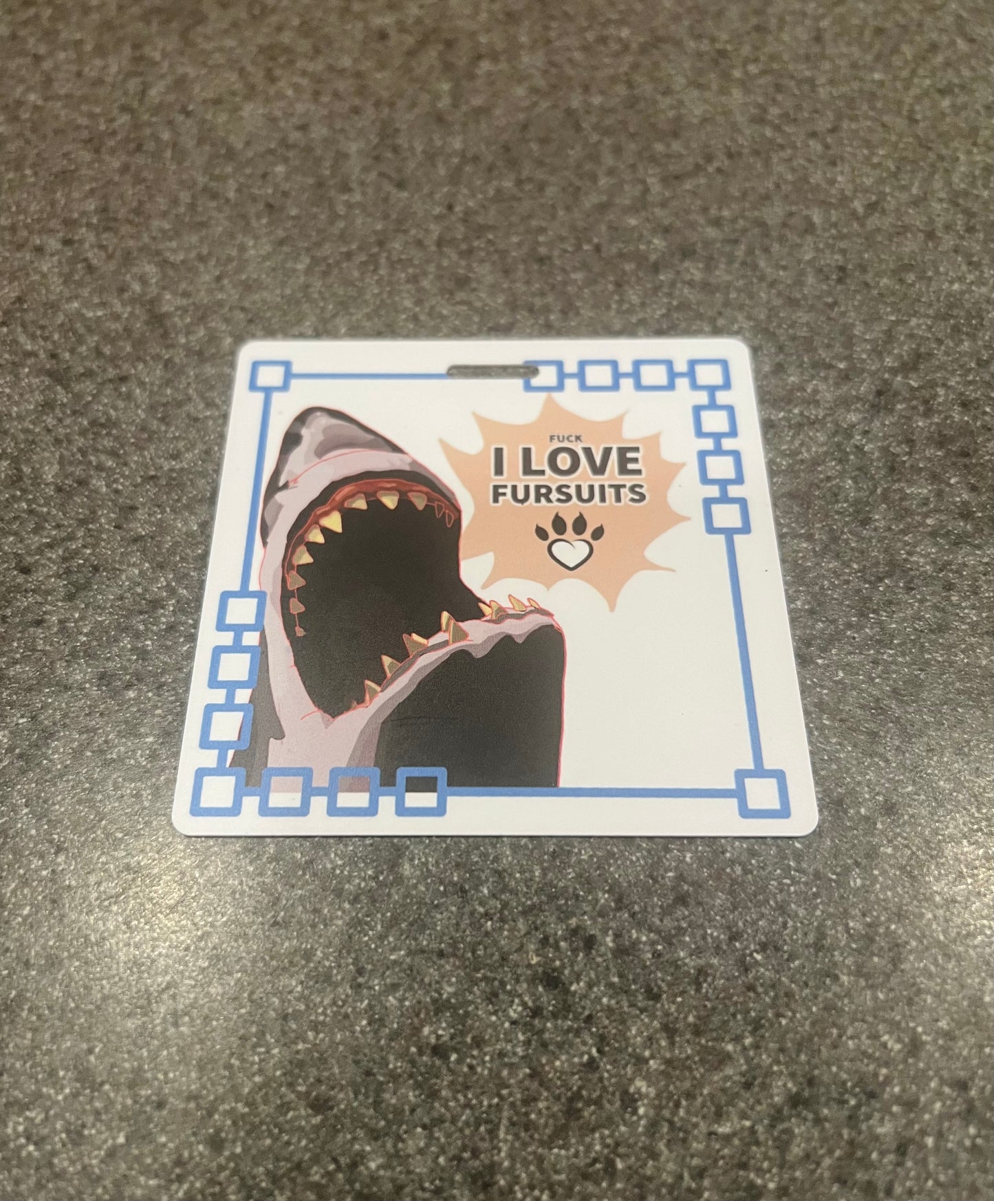 I LOVE FURSUITS ConBadge