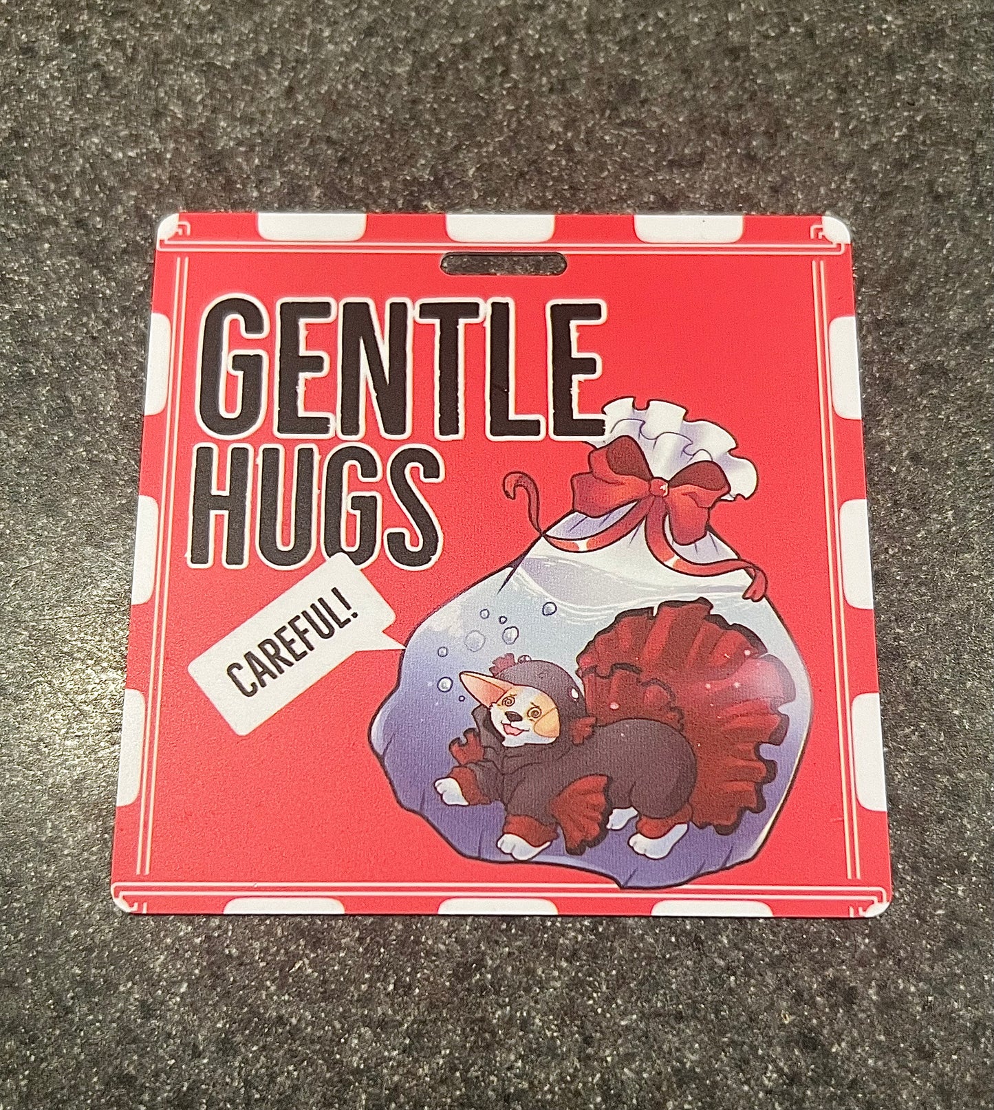 GENTLE HUGS ConBadge