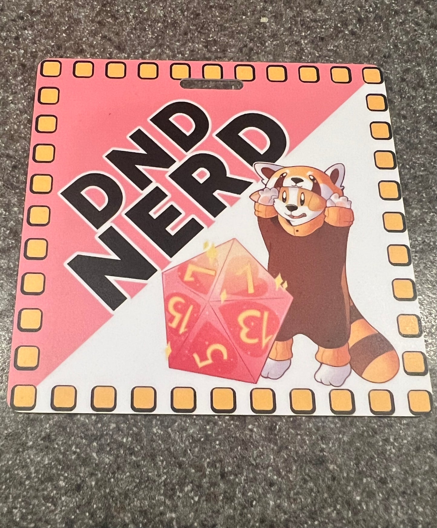 DND NERD ConBadge