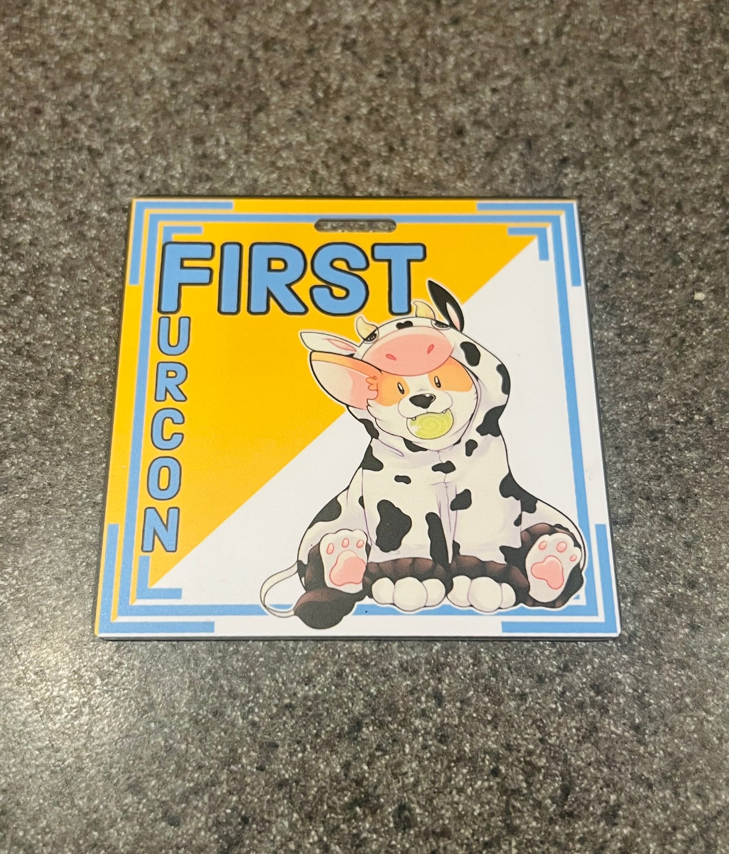 FIRST FURCON ConBadge
