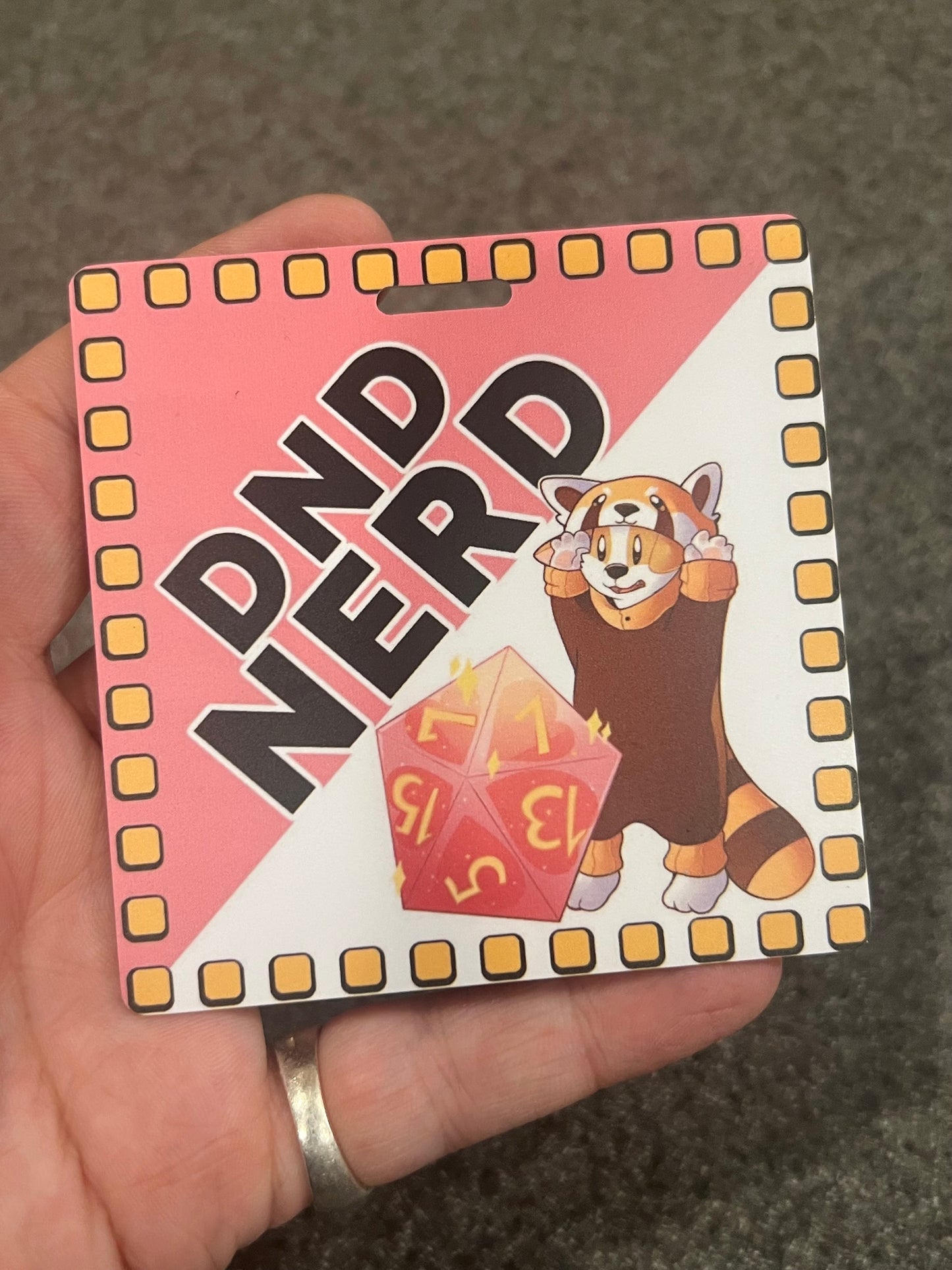 DND NERD ConBadge