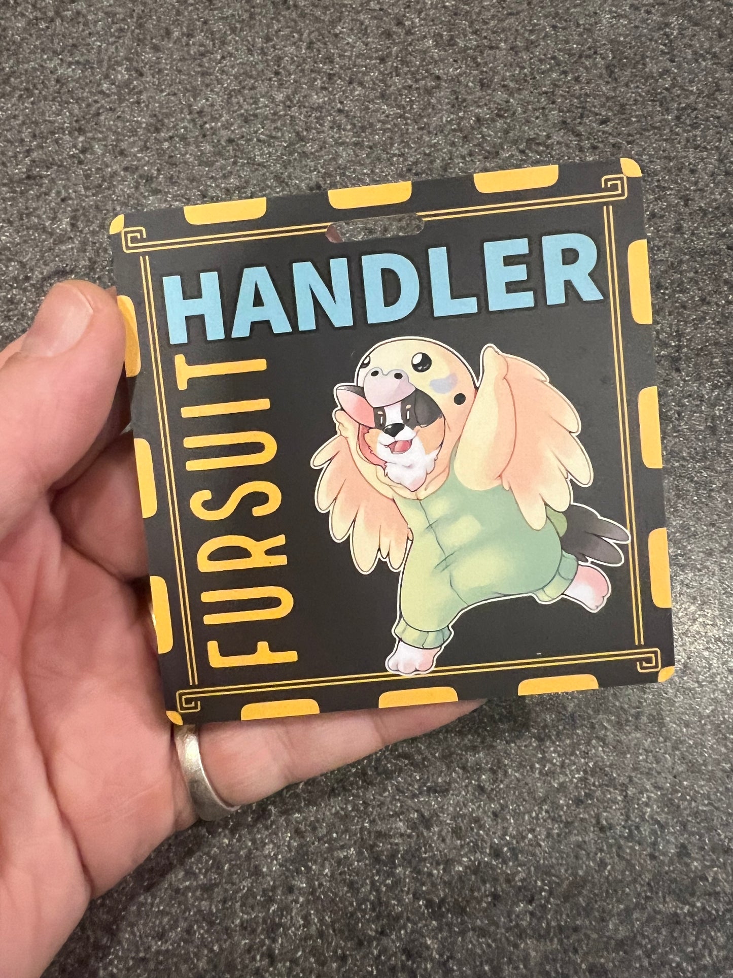 FURSUIT HANDLER ConBadge