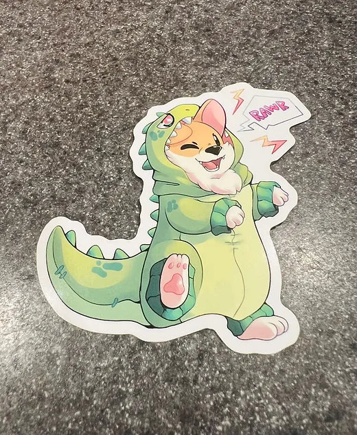 Rawr Boy Sticker