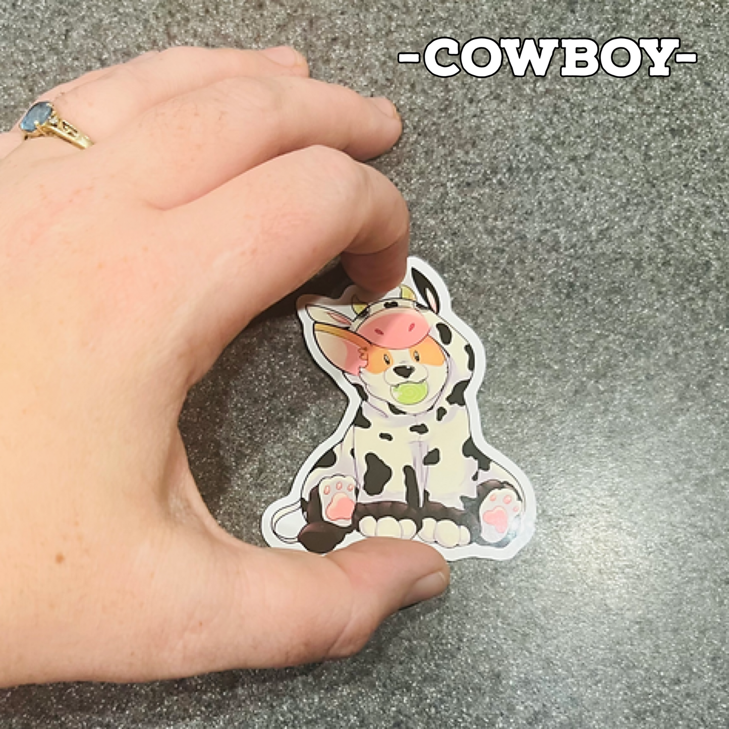 SMOL BOY CORGI STICKERS